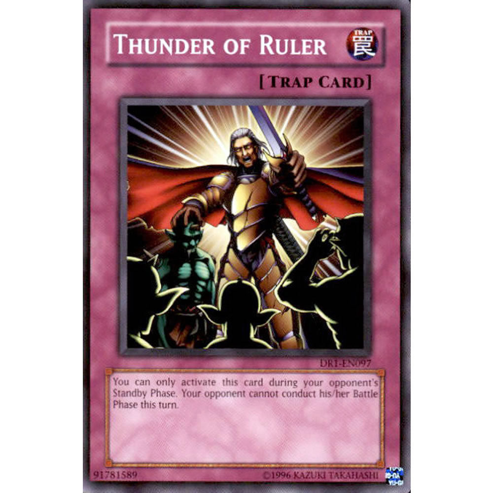 Thunder of Ruler DR1-EN097 Yu-Gi-Oh! Card from the Dark Revelation 1 Set