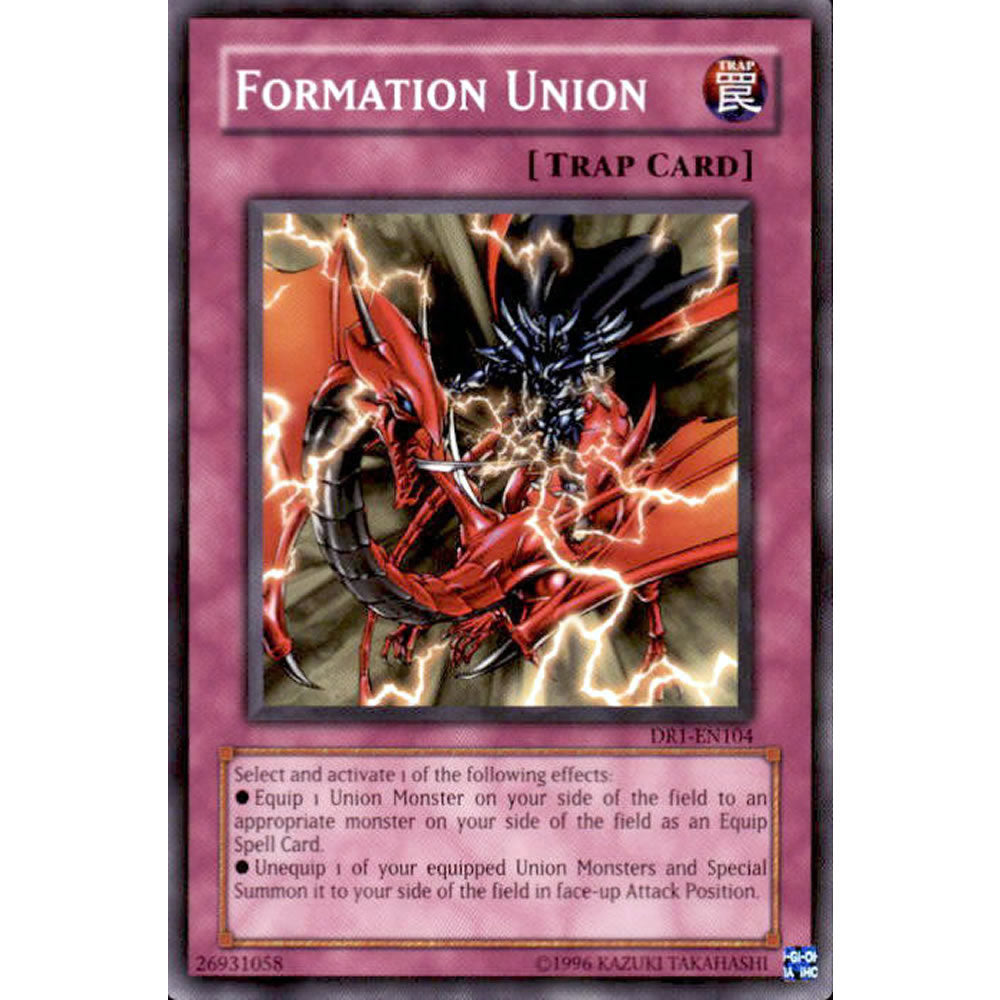 Formation Union DR1-EN104 Yu-Gi-Oh! Card from the Dark Revelation 1 Set