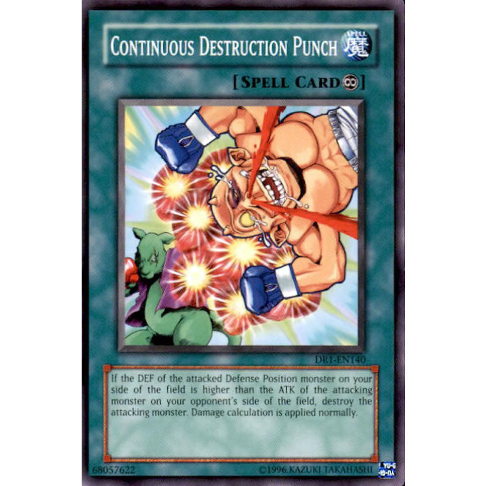 Continuous Destruction Punch DR1-EN140 Yu-Gi-Oh! Card from the Dark Revelation 1 Set