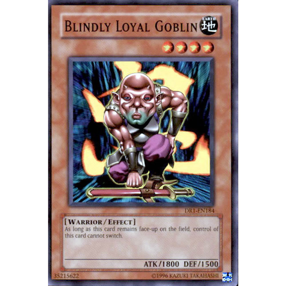 Blindly Loyal Goblin DR1-EN184 Yu-Gi-Oh! Card from the Dark Revelation 1 Set