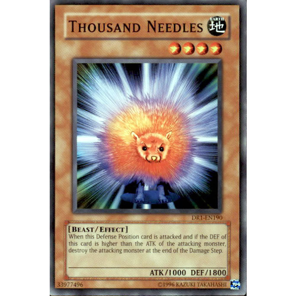 Thousand Needles DR1-EN190 Yu-Gi-Oh! Card from the Dark Revelation 1 Set