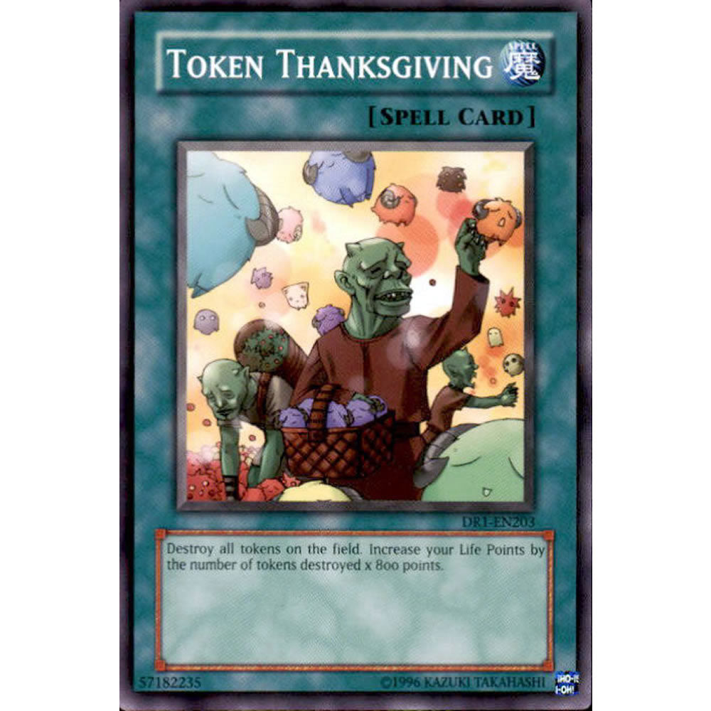 Token Thanksgiving DR1-EN203 Yu-Gi-Oh! Card from the Dark Revelation 1 Set