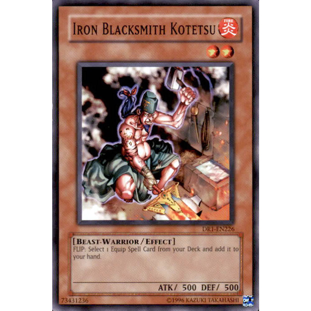 Iron Blacksmith Kotetsu DR1-EN226 Yu-Gi-Oh! Card from the Dark Revelation 1 Set