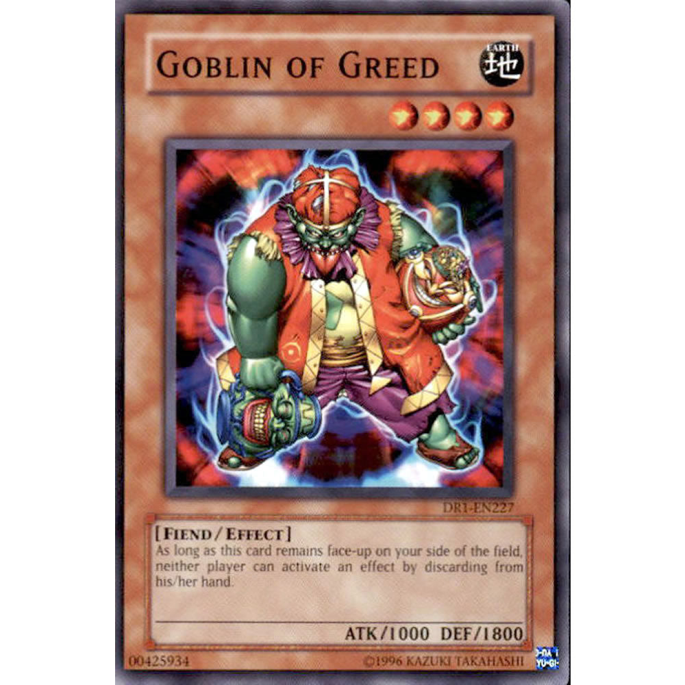 Goblin of Greed DR1-EN227 Yu-Gi-Oh! Card from the Dark Revelation 1 Set