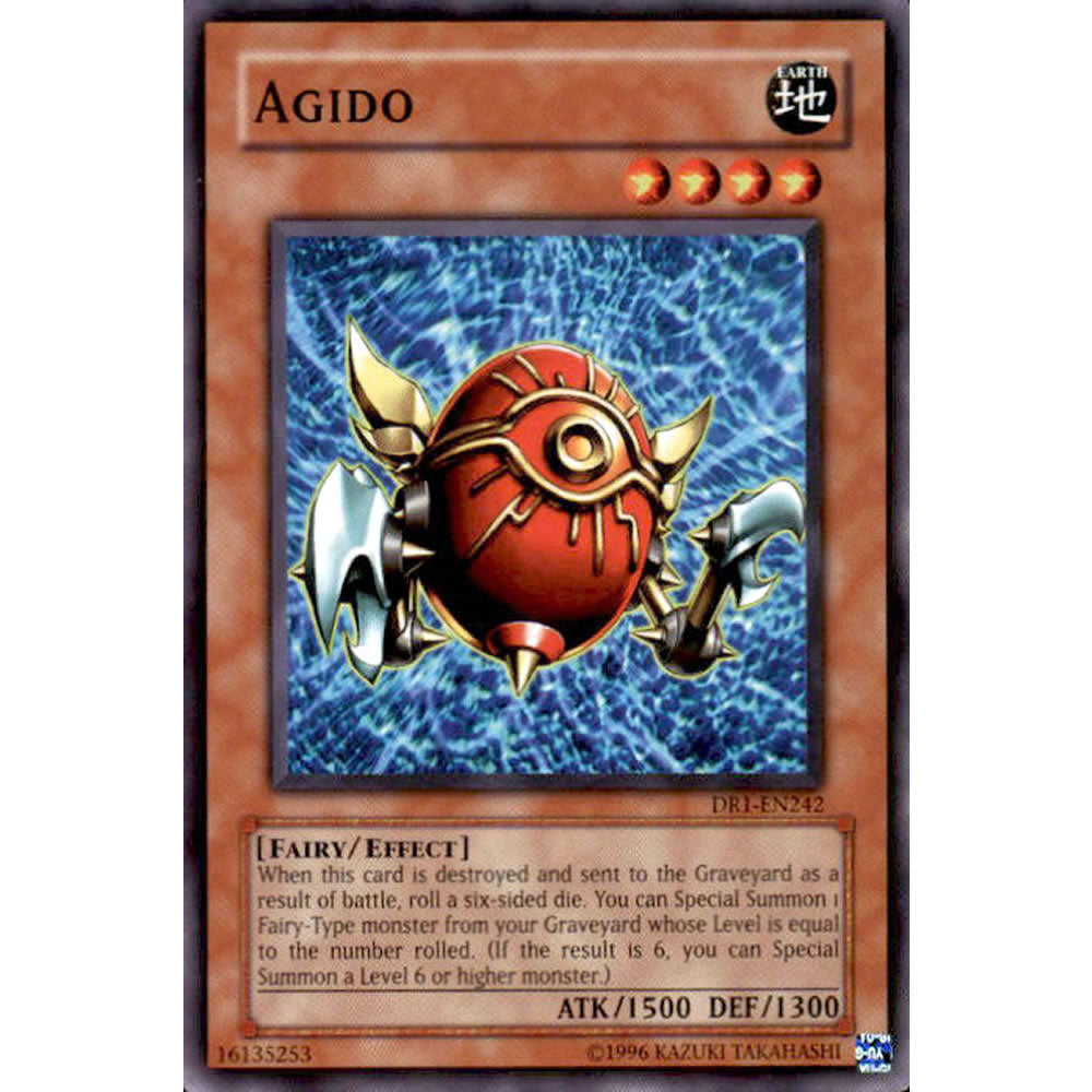Agido DR1-EN242 Yu-Gi-Oh! Card from the Dark Revelation 1 Set