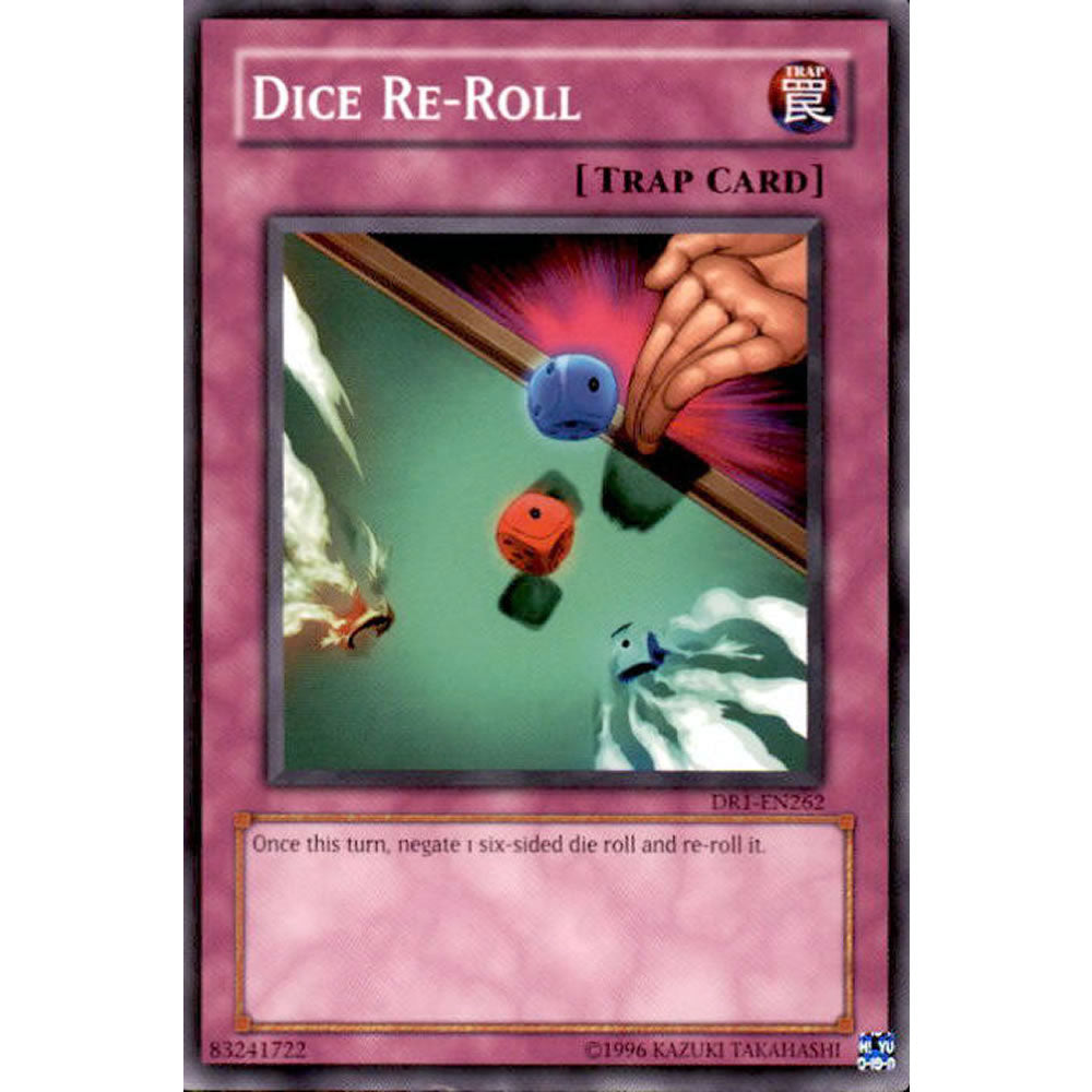 Dice Re-Roll DR1-EN262 Yu-Gi-Oh! Card from the Dark Revelation 1 Set
