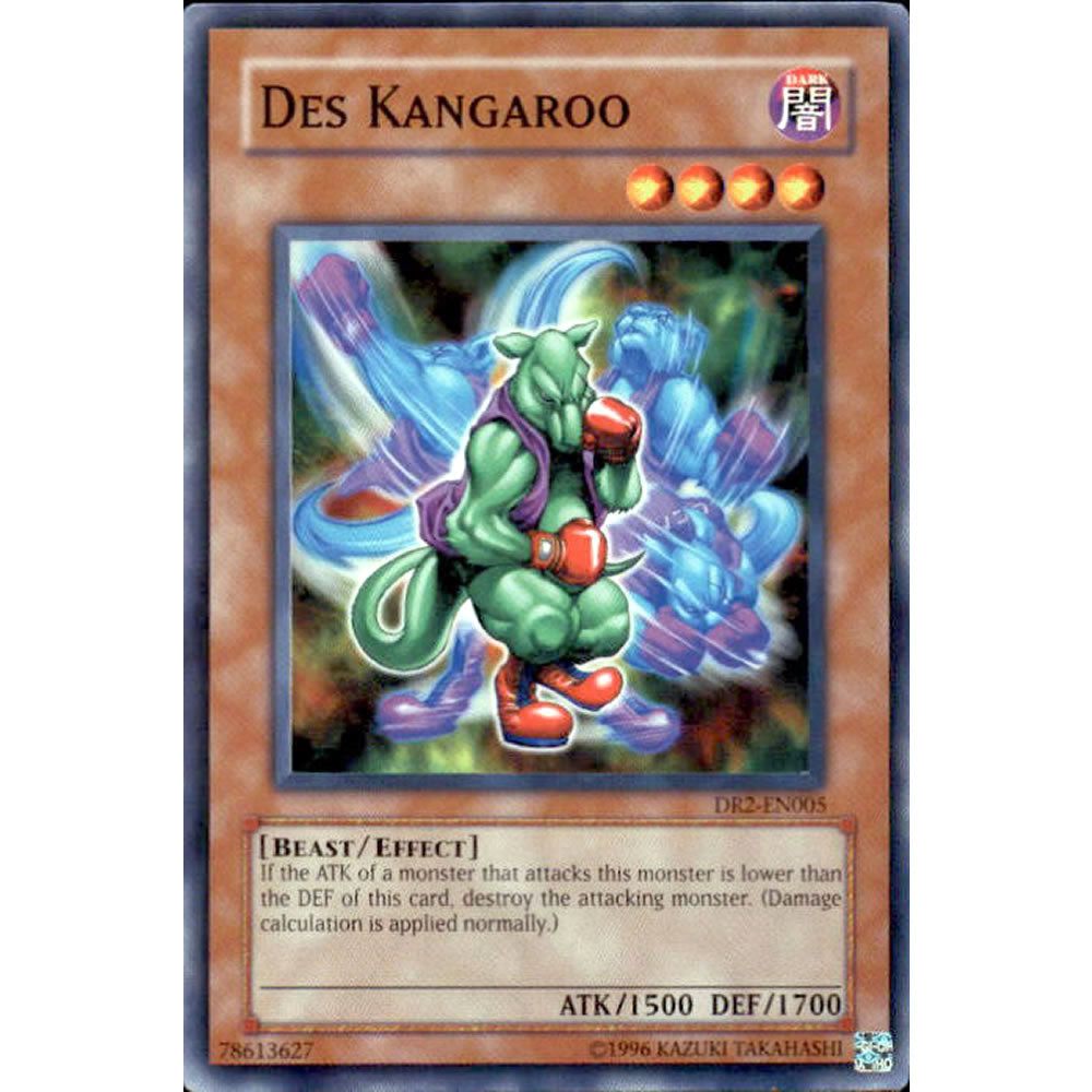 Des Kangaroo DR2-EN005 Yu-Gi-Oh! Card from the Dark Revelation 2 Set