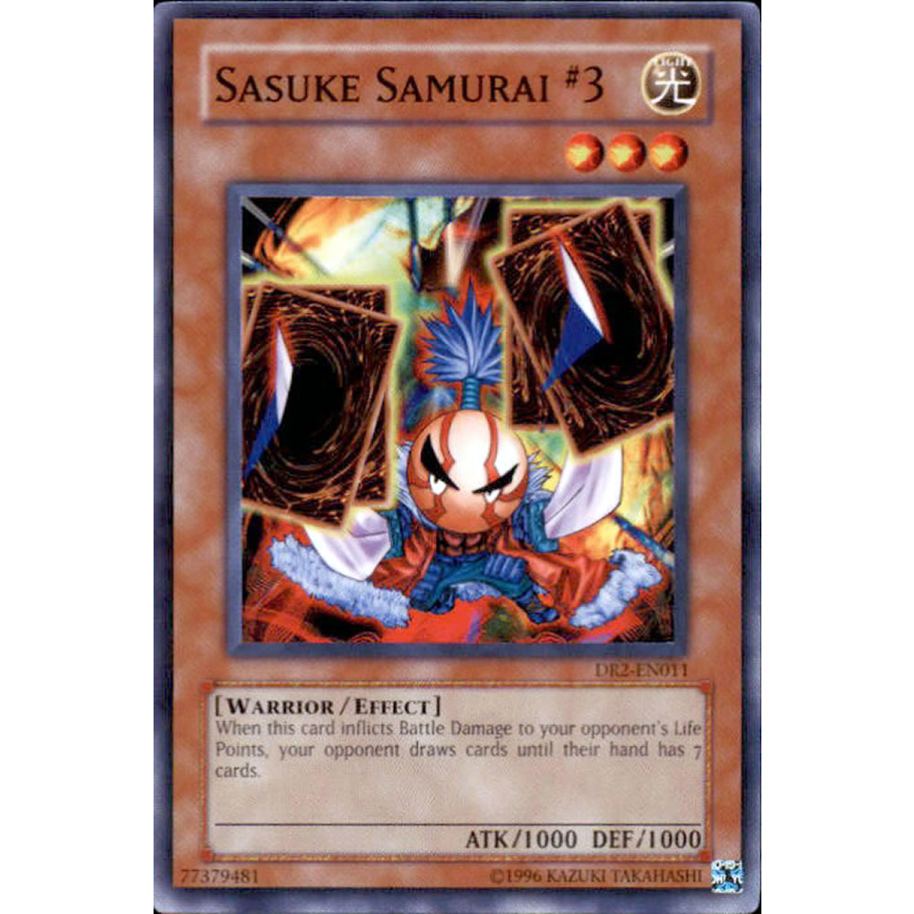 Sasuke Samurai #3 DR2-EN011 Yu-Gi-Oh! Card from the Dark Revelation 2 Set