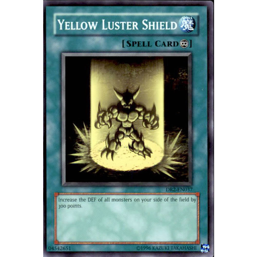 Yellow Luster Shield DR2-EN037 Yu-Gi-Oh! Card from the Dark Revelation 2 Set