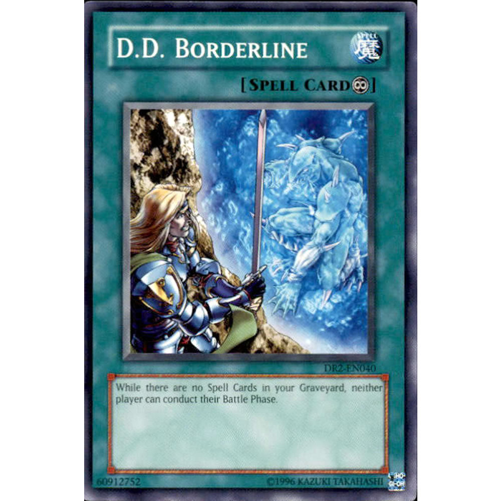 D. D. Borderline DR2-EN040 Yu-Gi-Oh! Card from the Dark Revelation 2 Set