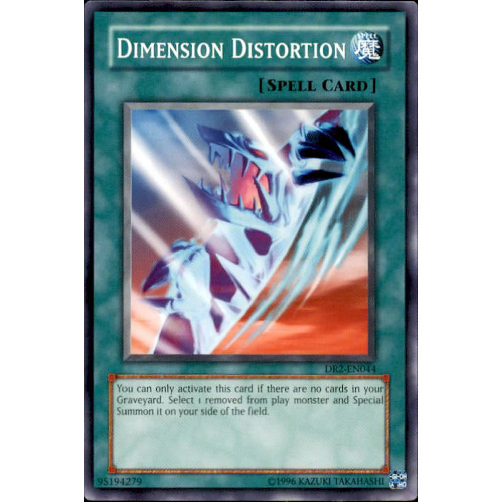 Dimension Distortion DR2-EN044 Yu-Gi-Oh! Card from the Dark Revelation 2 Set