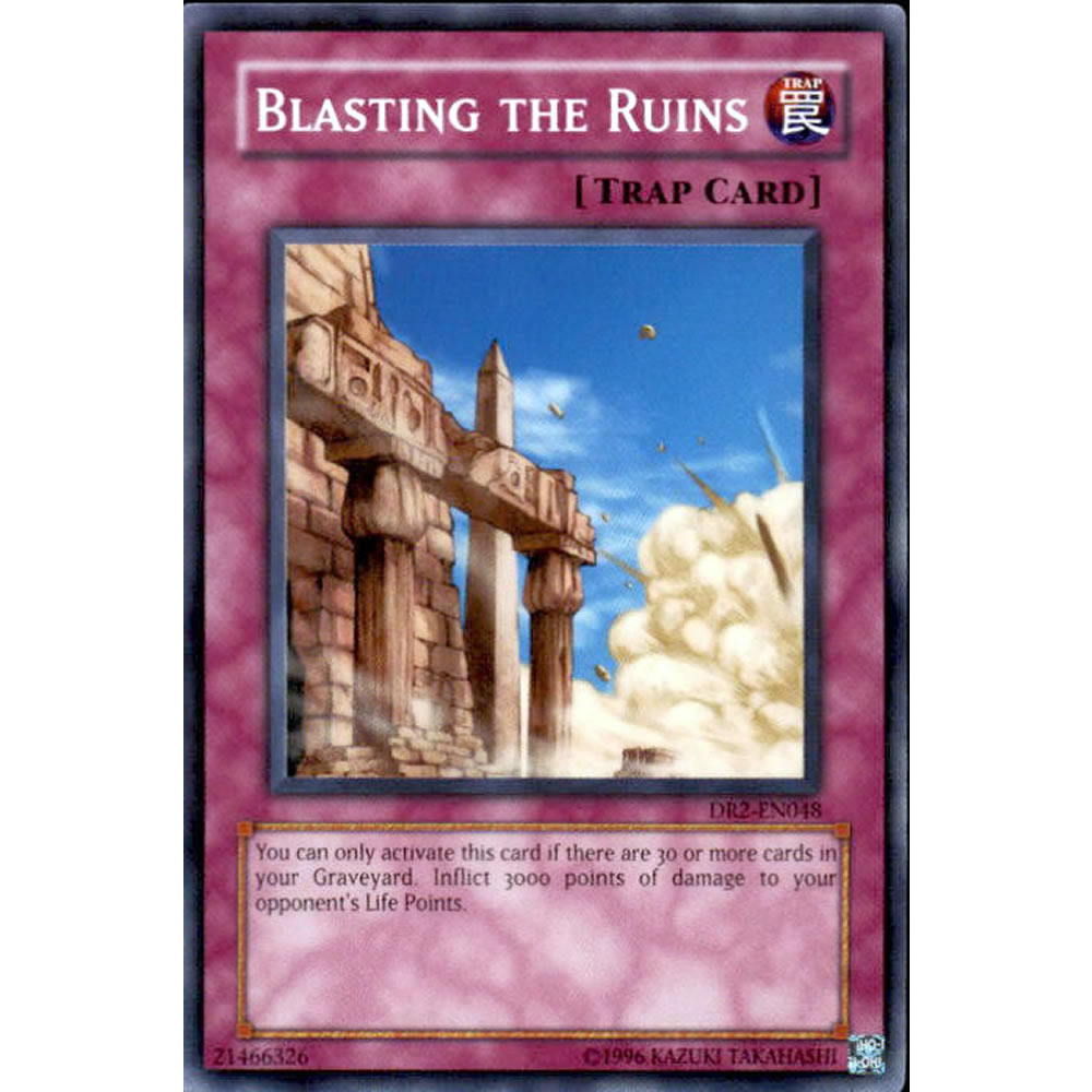 Blasting the Ruins DR2-EN048 Yu-Gi-Oh! Card from the Dark Revelation 2 Set