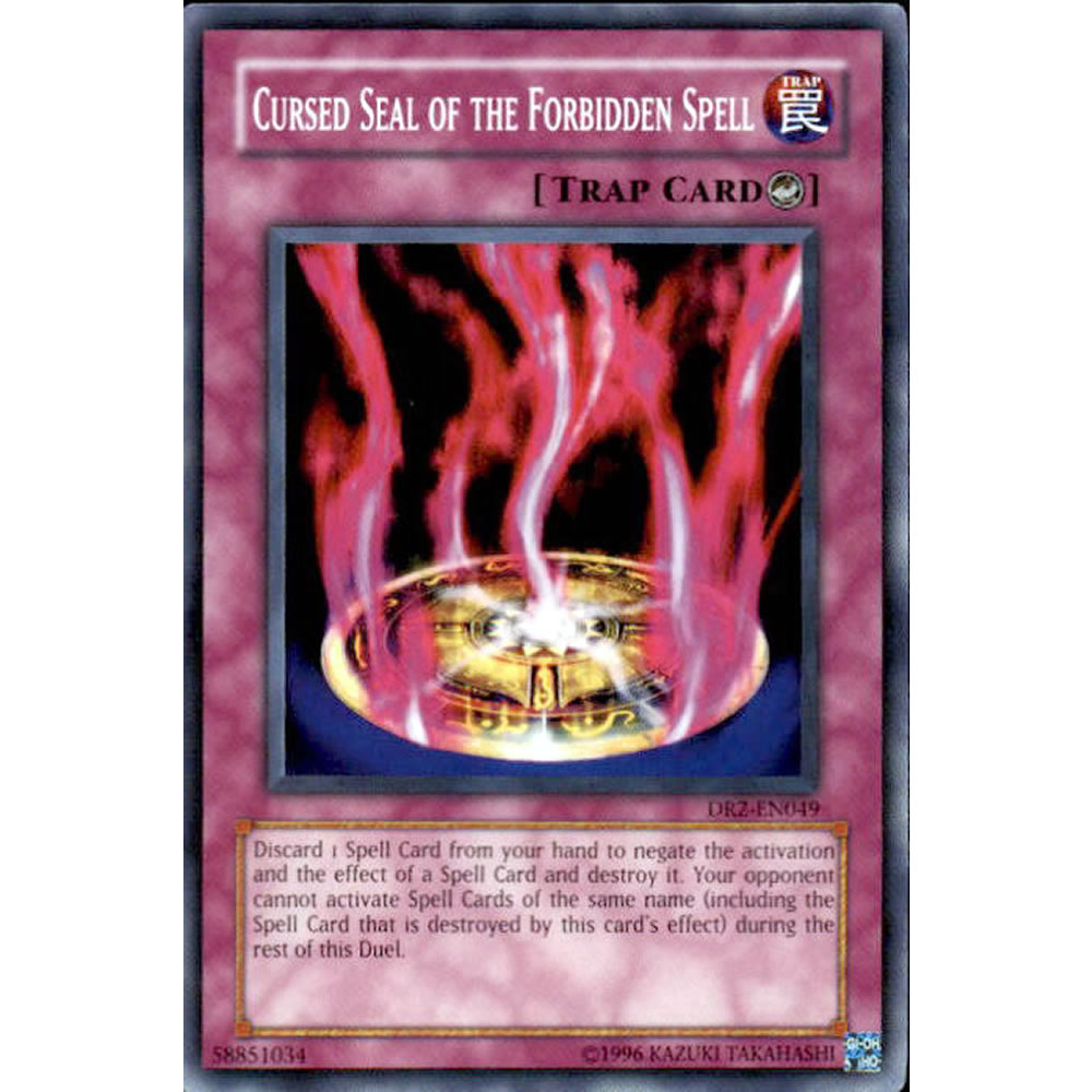 Cursed Seal of the Forbidden Spell DR2-EN049 Yu-Gi-Oh! Card from the Dark Revelation 2 Set