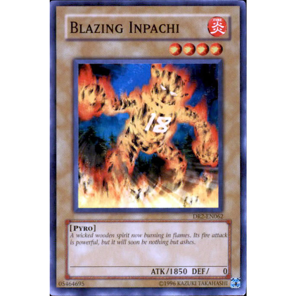 Blazing Inpachi DR2-EN062 Yu-Gi-Oh! Card from the Dark Revelation 2 Set