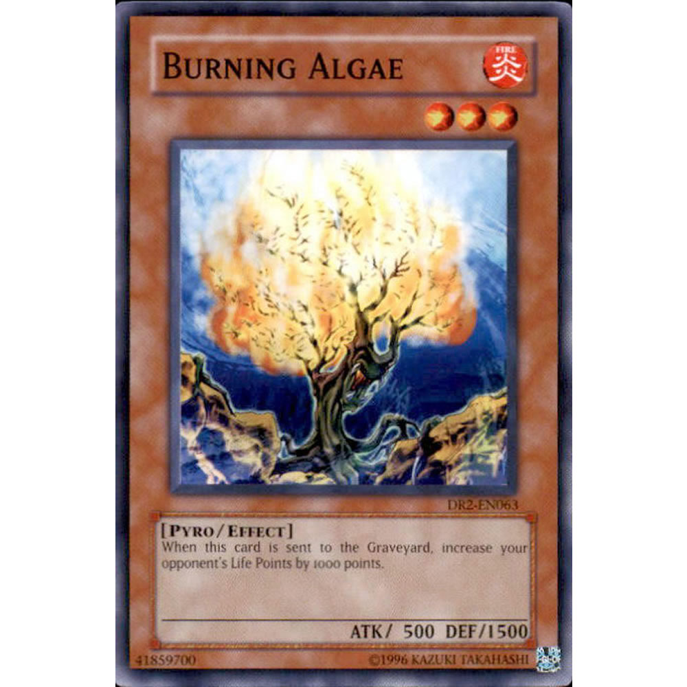 Burning Algae DR2-EN063 Yu-Gi-Oh! Card from the Dark Revelation 2 Set