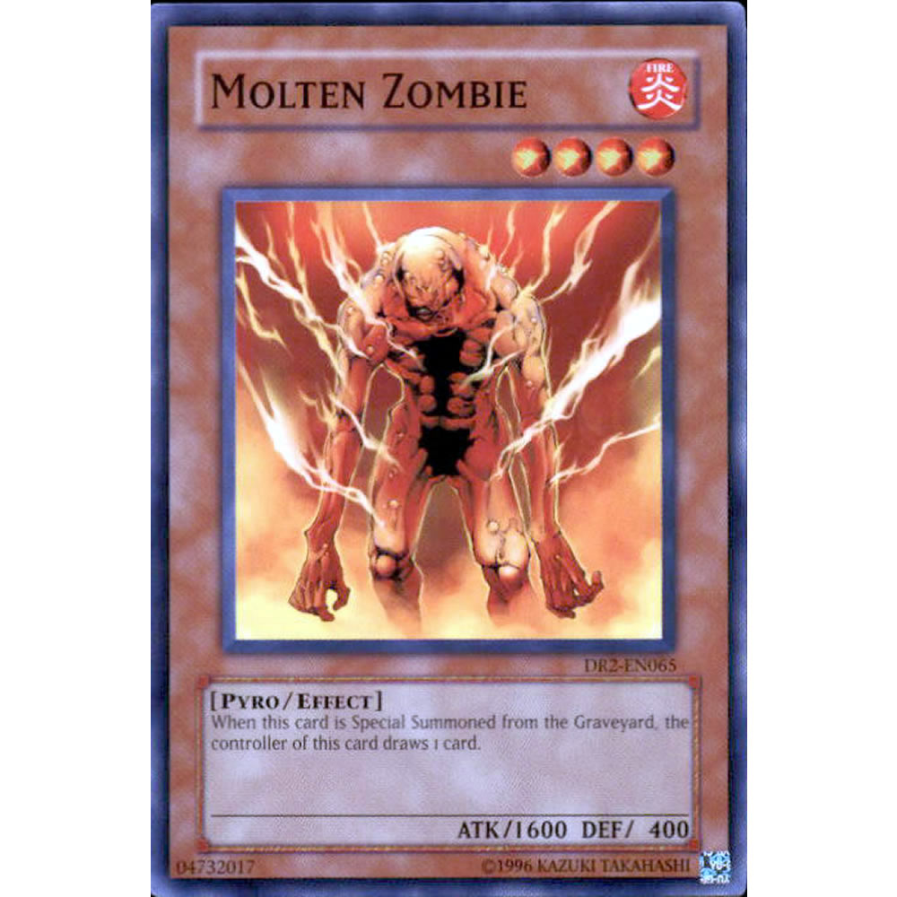 Molten Zombie DR2-EN065 Yu-Gi-Oh! Card from the Dark Revelation 2 Set