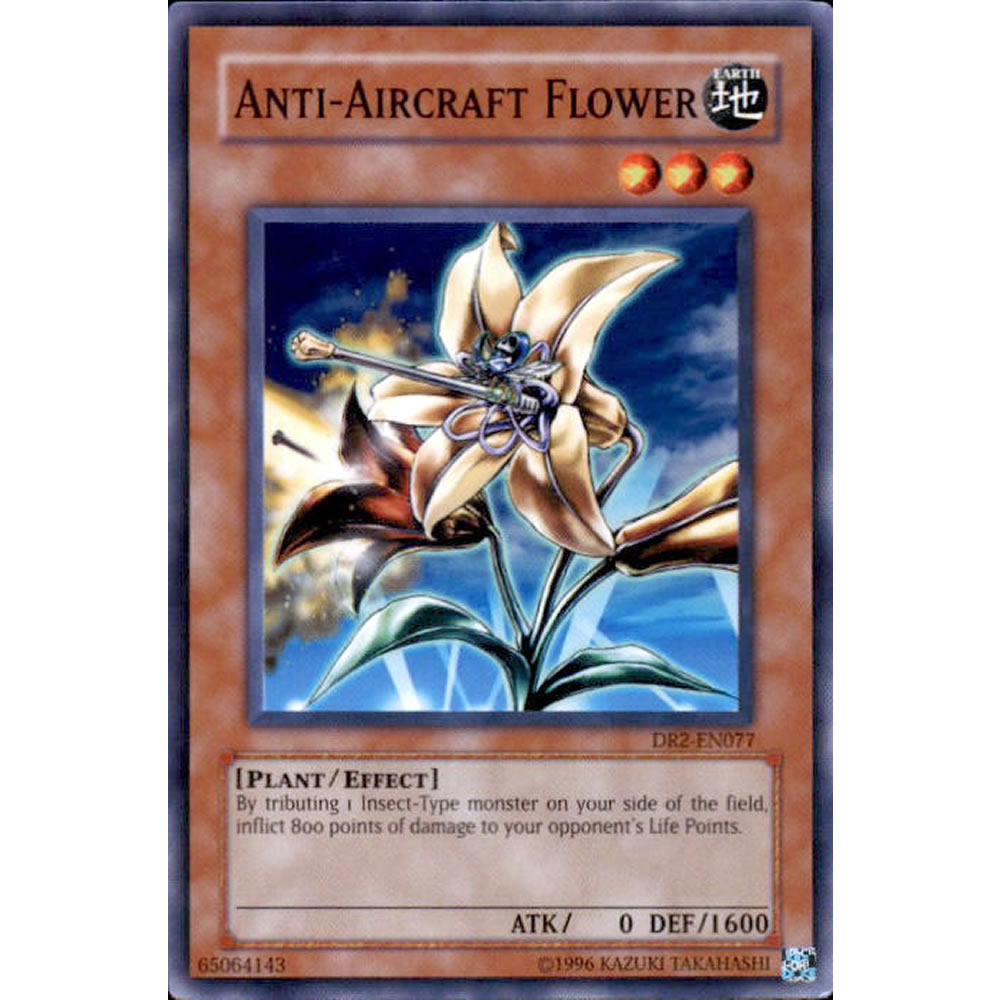Anti-Aircraft Flower DR2-EN077 Yu-Gi-Oh! Card from the Dark Revelation 2 Set