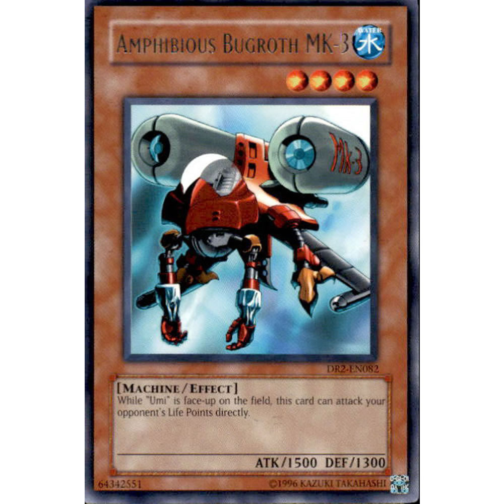 Amphibious Bugroth MK-3 DR2-EN082 Yu-Gi-Oh! Card from the Dark Revelation 2 Set