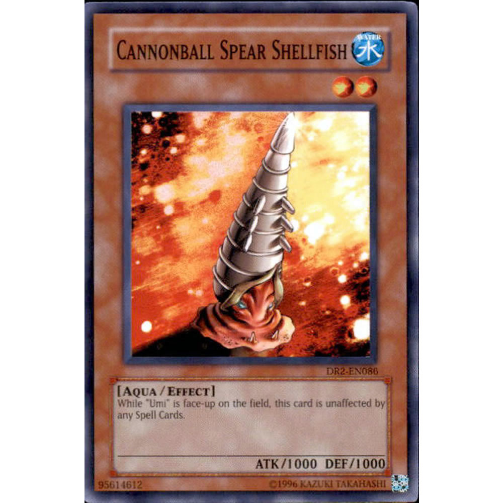 Cannonball Spear Shellfish DR2-EN086 Yu-Gi-Oh! Card from the Dark Revelation 2 Set