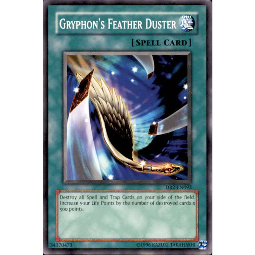 Gryphon's Feather Duster DR2-EN092 Yu-Gi-Oh! Card from the Dark Revelation 2 Set
