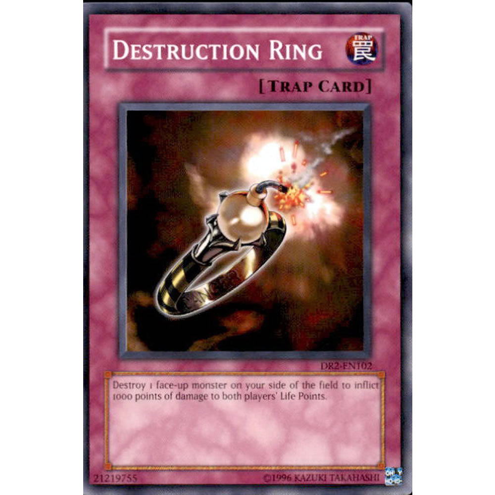 Destruction Ring DR2-EN102 Yu-Gi-Oh! Card from the Dark Revelation 2 Set