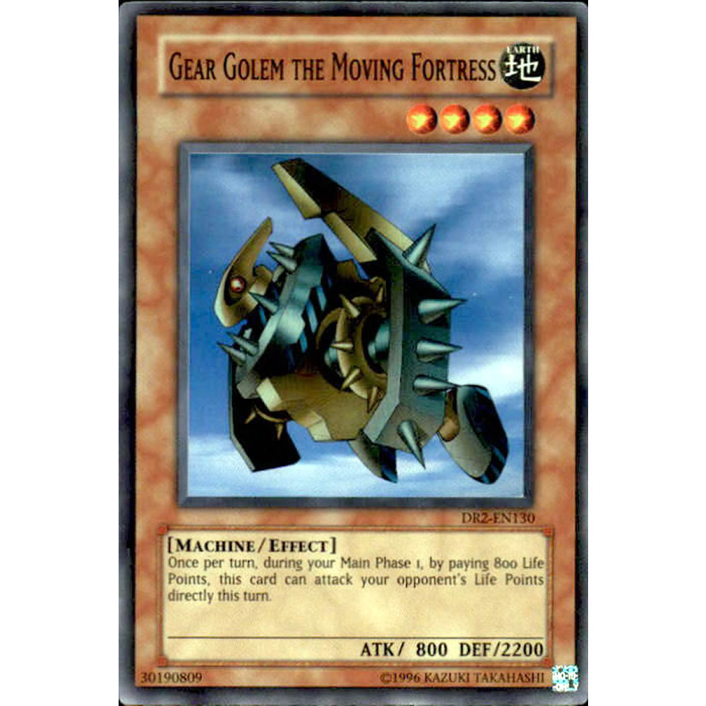 Gear Golem the Moving Fortress DR2-EN130 Yu-Gi-Oh! Card from the Dark Revelation 2 Set