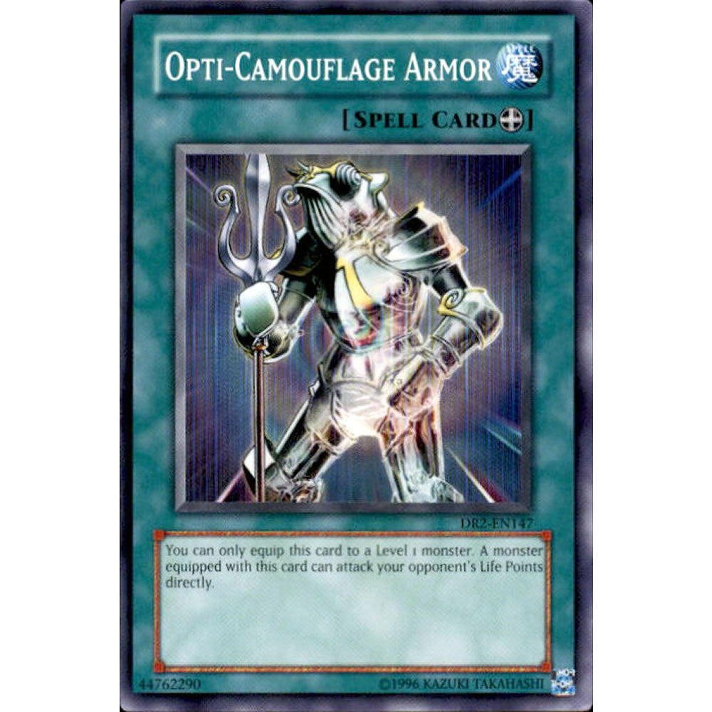 Opti-Camouflage Armor DR2-EN147 Yu-Gi-Oh! Card from the Dark Revelation 2 Set