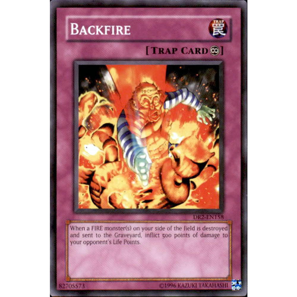 Backfire DR2-EN158 Yu-Gi-Oh! Card from the Dark Revelation 2 Set