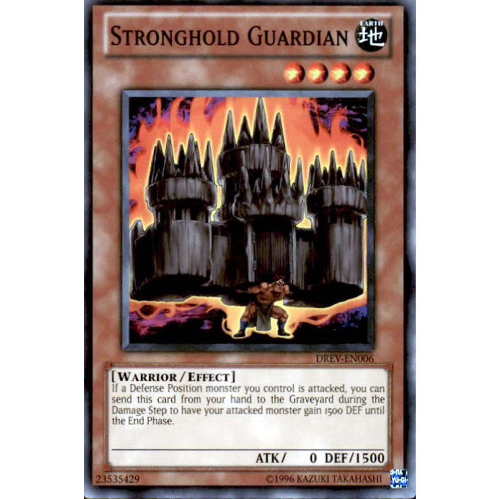 Stronghold Guardian DREV-EN006 Yu-Gi-Oh! Card from the Duelist Revolution Set