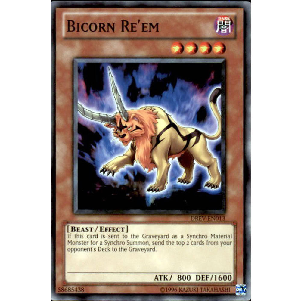 Bicorn Re'em DREV-EN013 Yu-Gi-Oh! Card from the Duelist Revolution Set