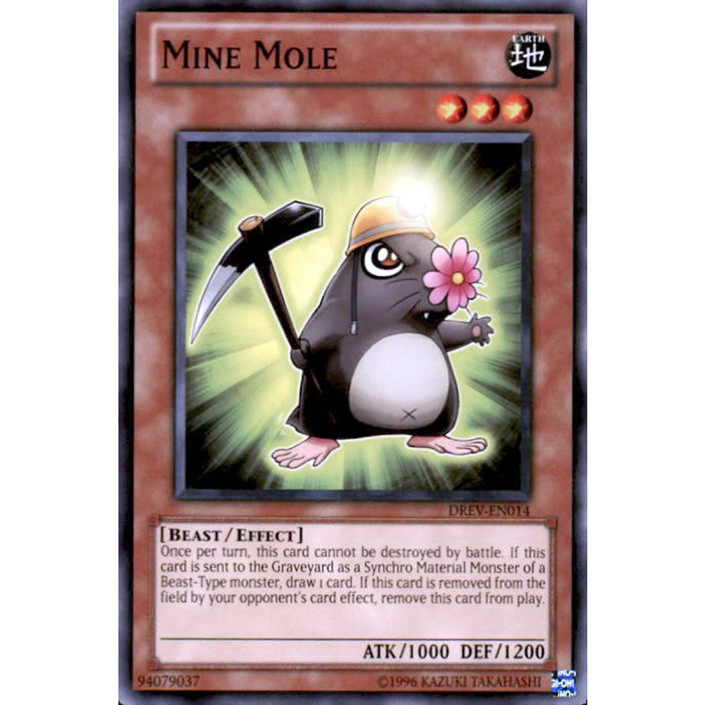 Mine Mole DREV-EN014 Yu-Gi-Oh! Card from the Duelist Revolution Set