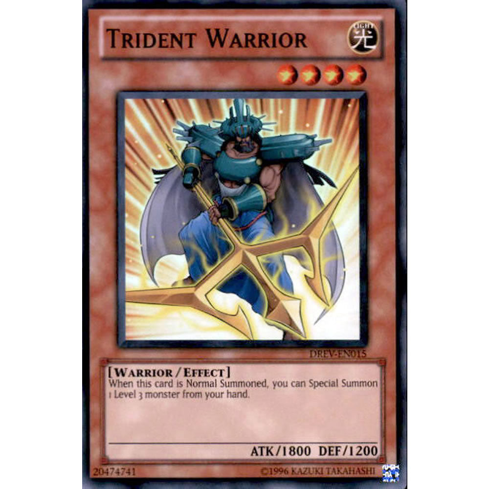 Trident Warrior DREV-EN015 Yu-Gi-Oh! Card from the Duelist Revolution Set