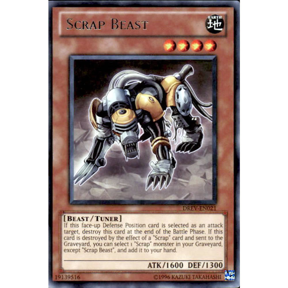 Scrap Beast DREV-EN021 Yu-Gi-Oh! Card from the Duelist Revolution Set