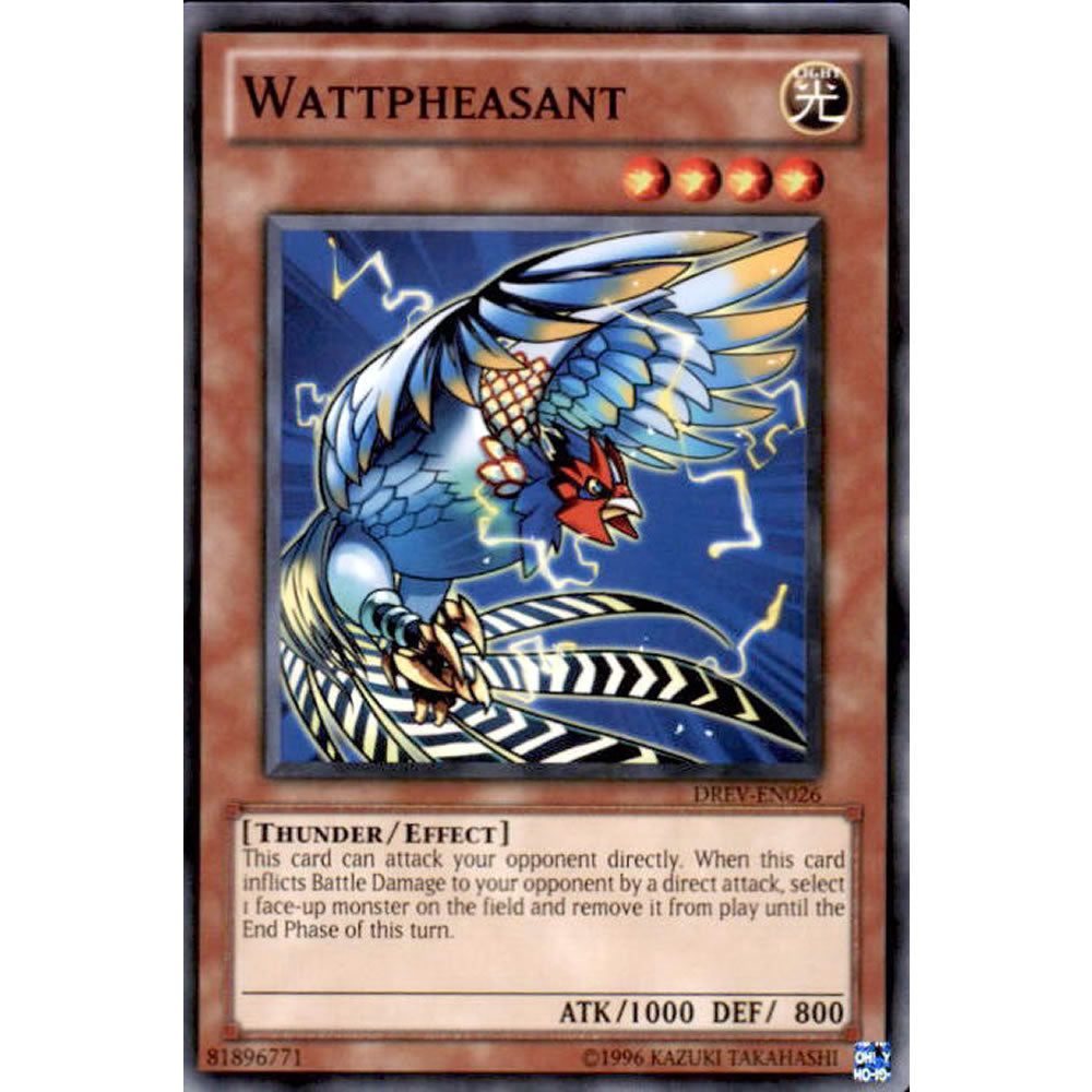 Wattpheasant DREV-EN026 Yu-Gi-Oh! Card from the Duelist Revolution Set