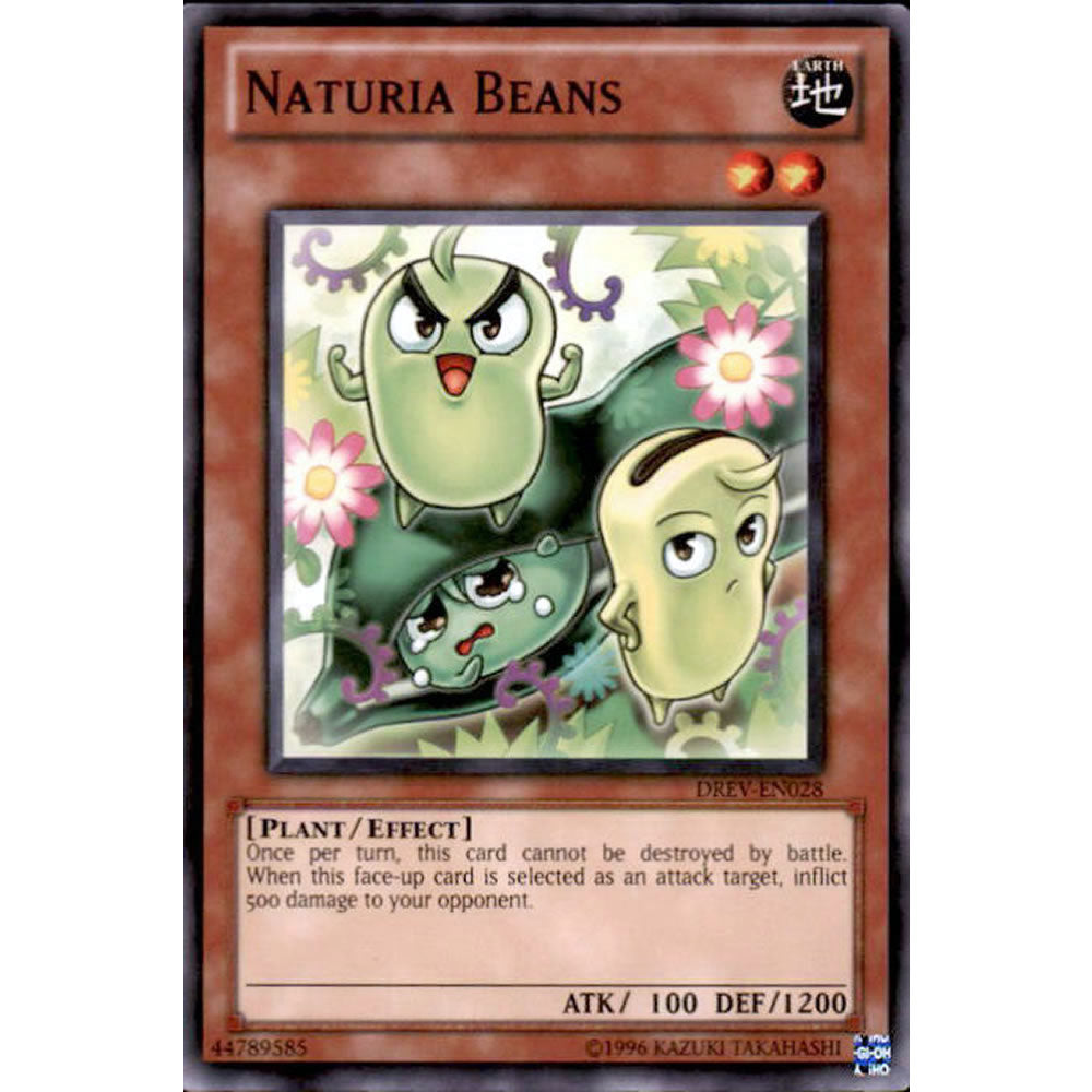 Naturia Beans DREV-EN028 Yu-Gi-Oh! Card from the Duelist Revolution Set