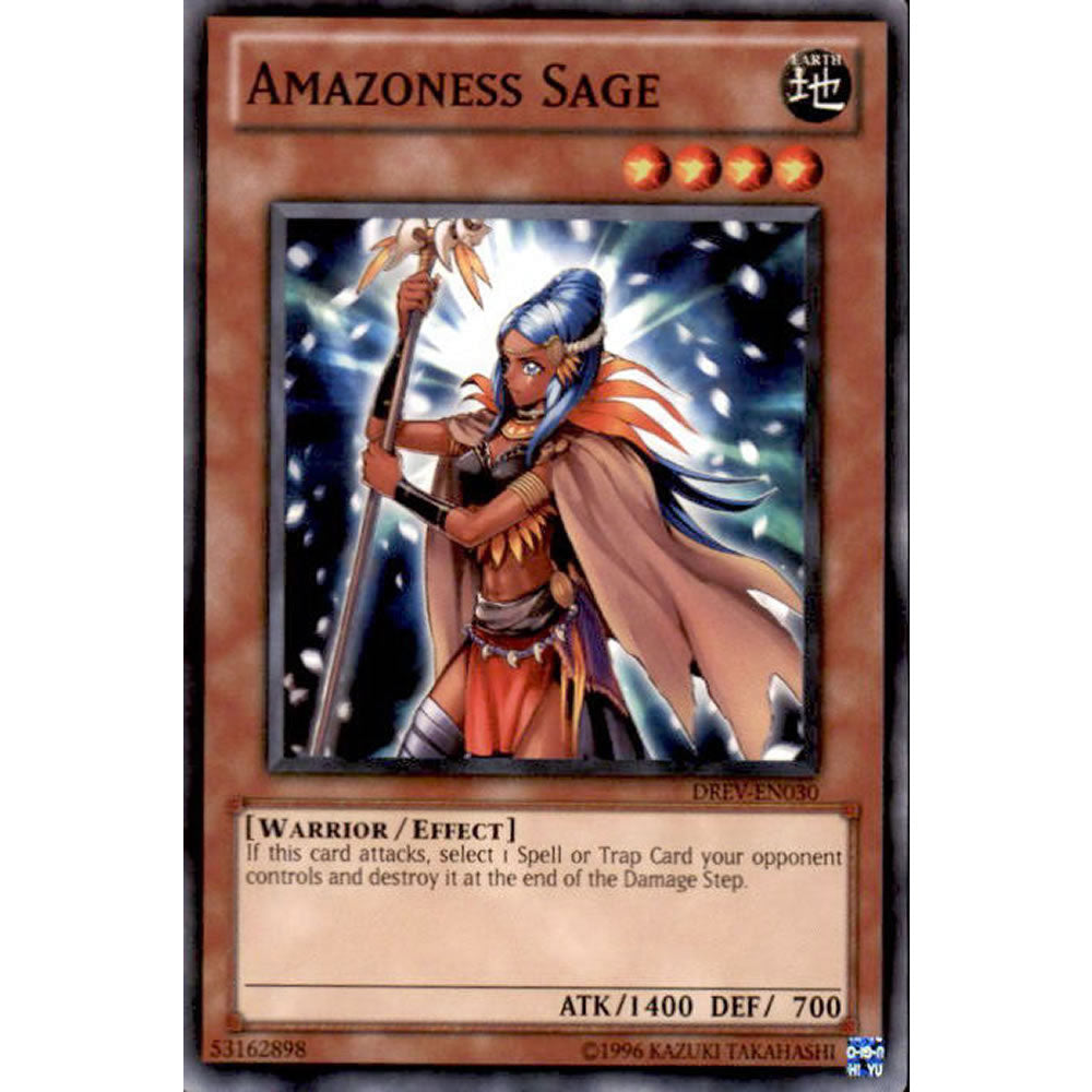 Amazoness Sage DREV-EN030 Yu-Gi-Oh! Card from the Duelist Revolution Set