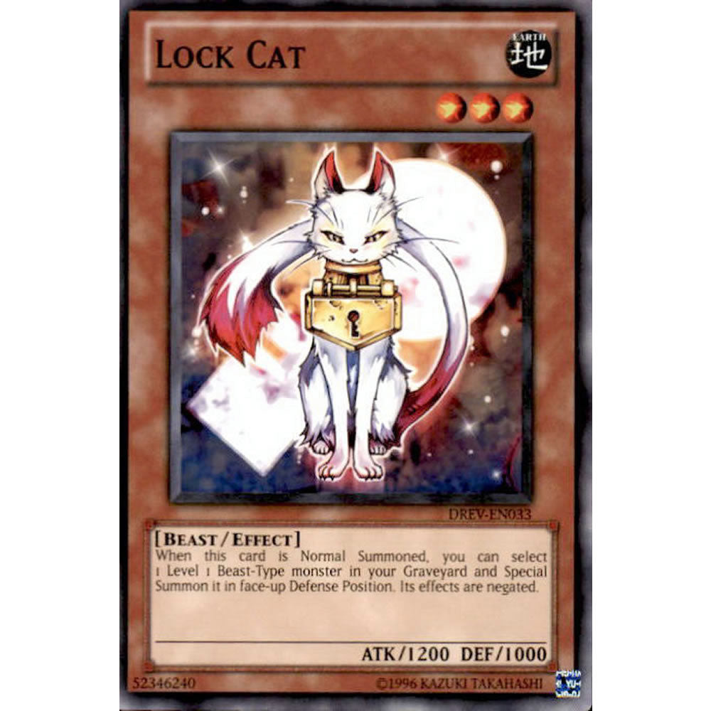 Lock Cat DREV-EN033 Yu-Gi-Oh! Card from the Duelist Revolution Set