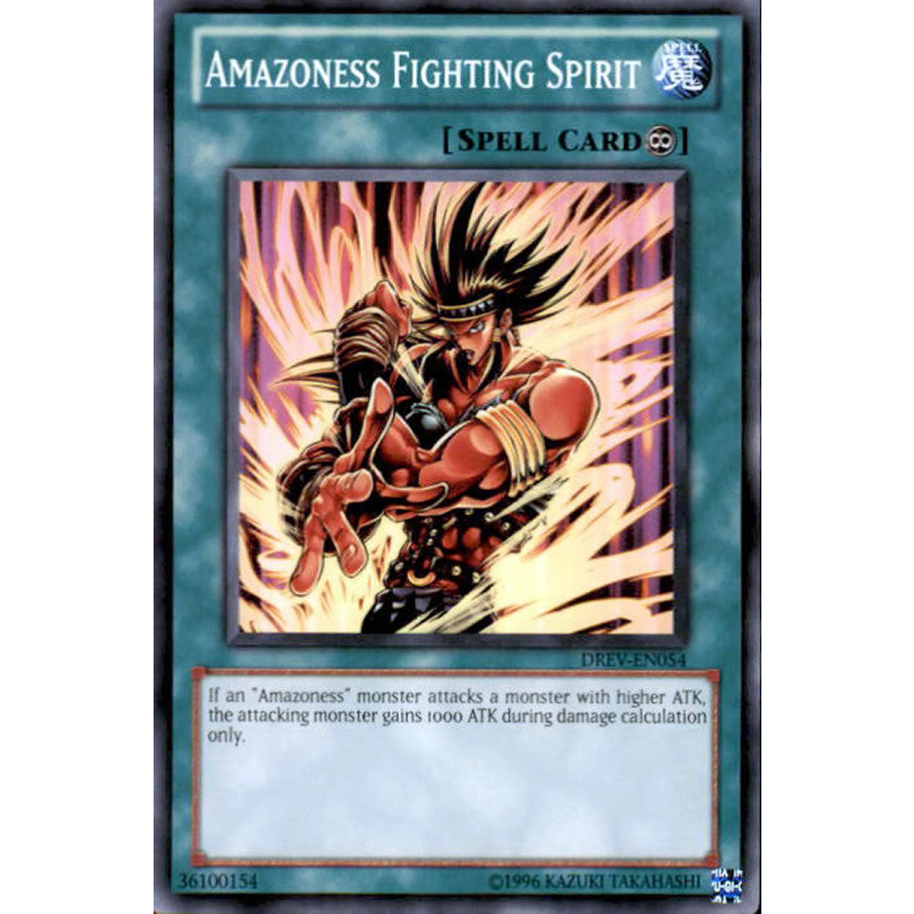 Amazoness Fighting Spirit DREV-EN054 Yu-Gi-Oh! Card from the Duelist Revolution Set