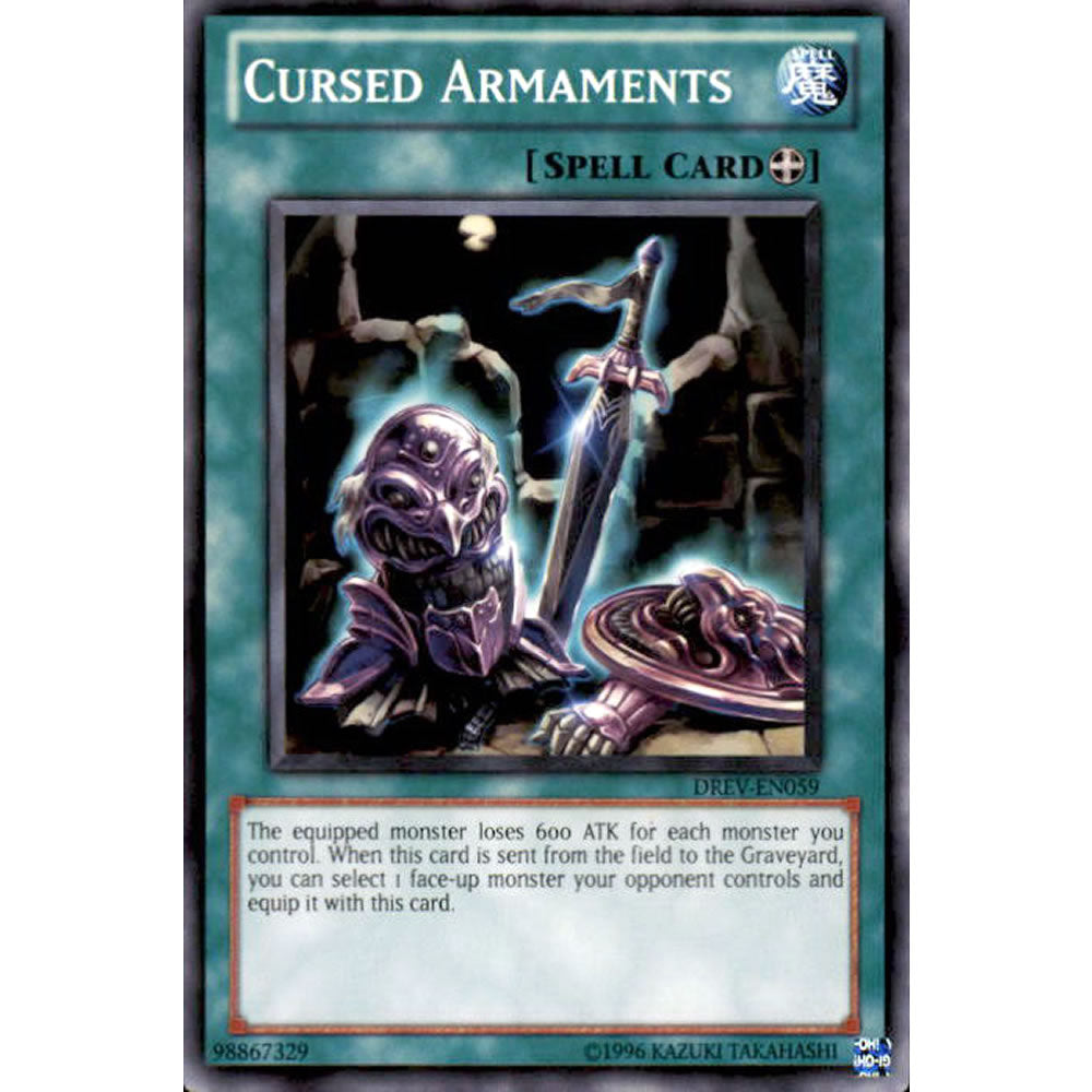 Cursed Armaments DREV-EN059 Yu-Gi-Oh! Card from the Duelist Revolution Set