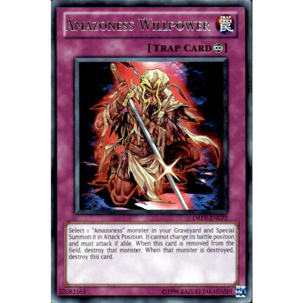 Amazoness Willpower DREV-EN072 Yu-Gi-Oh! Card from the Duelist Revolution Set