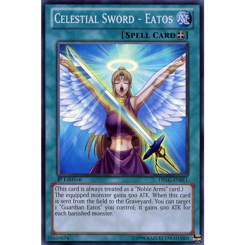 Celestial Sword - Eatos DRLG-EN011 Yu-Gi-Oh! Card from the Dragons of Legend Set