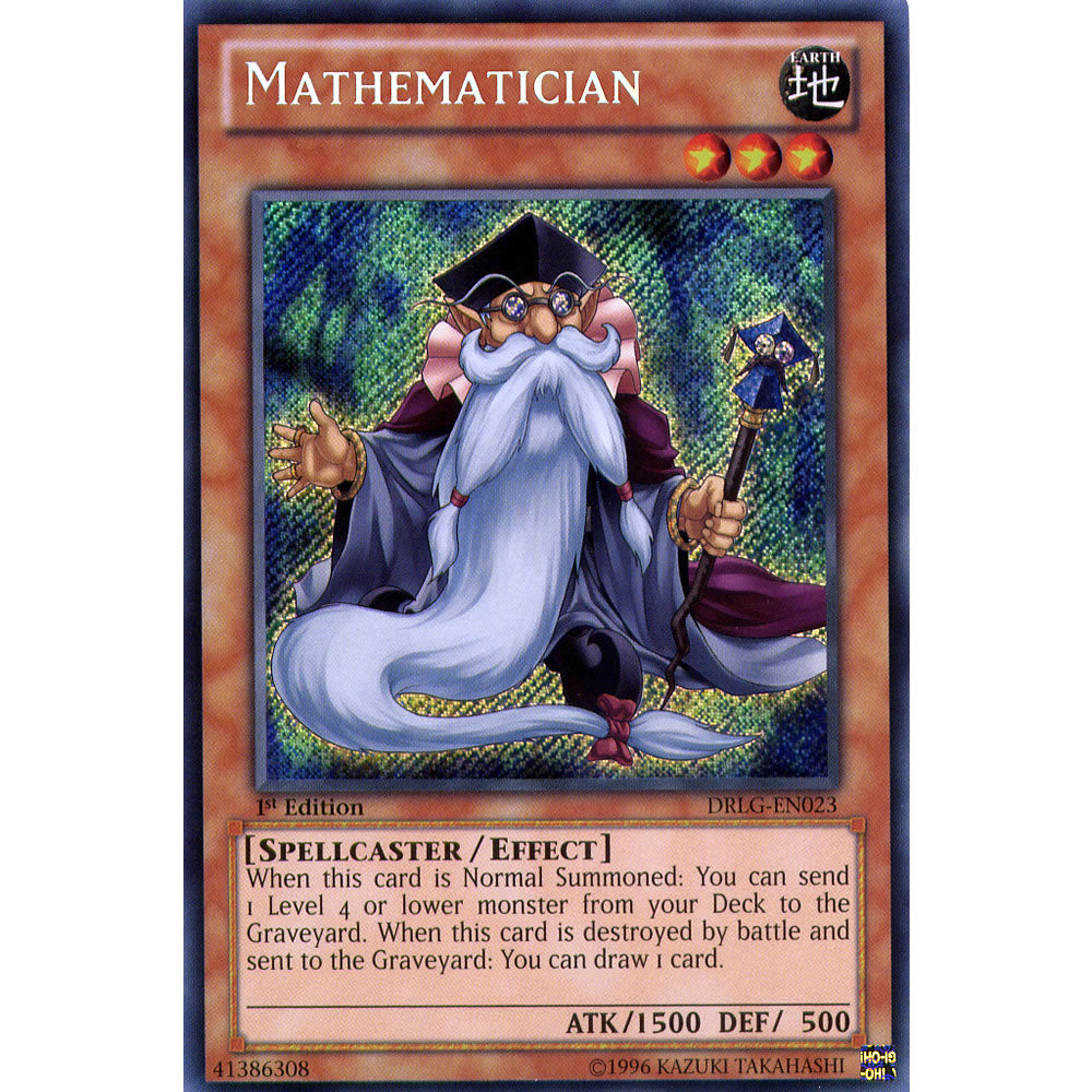 Mathematician DRLG-EN023 Yu-Gi-Oh! Card from the Dragons of Legend Set