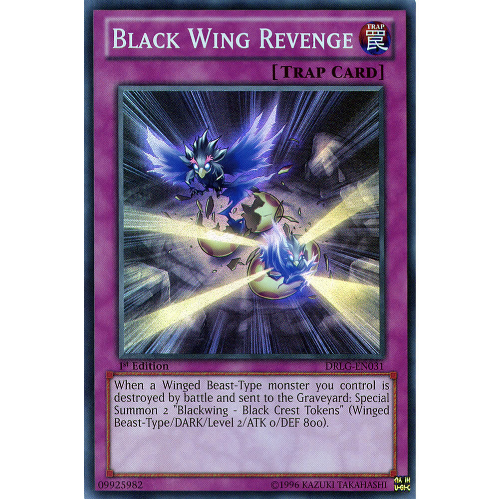 Black Wing Revenge DRLG-EN031 Yu-Gi-Oh! Card from the Dragons of Legend Set