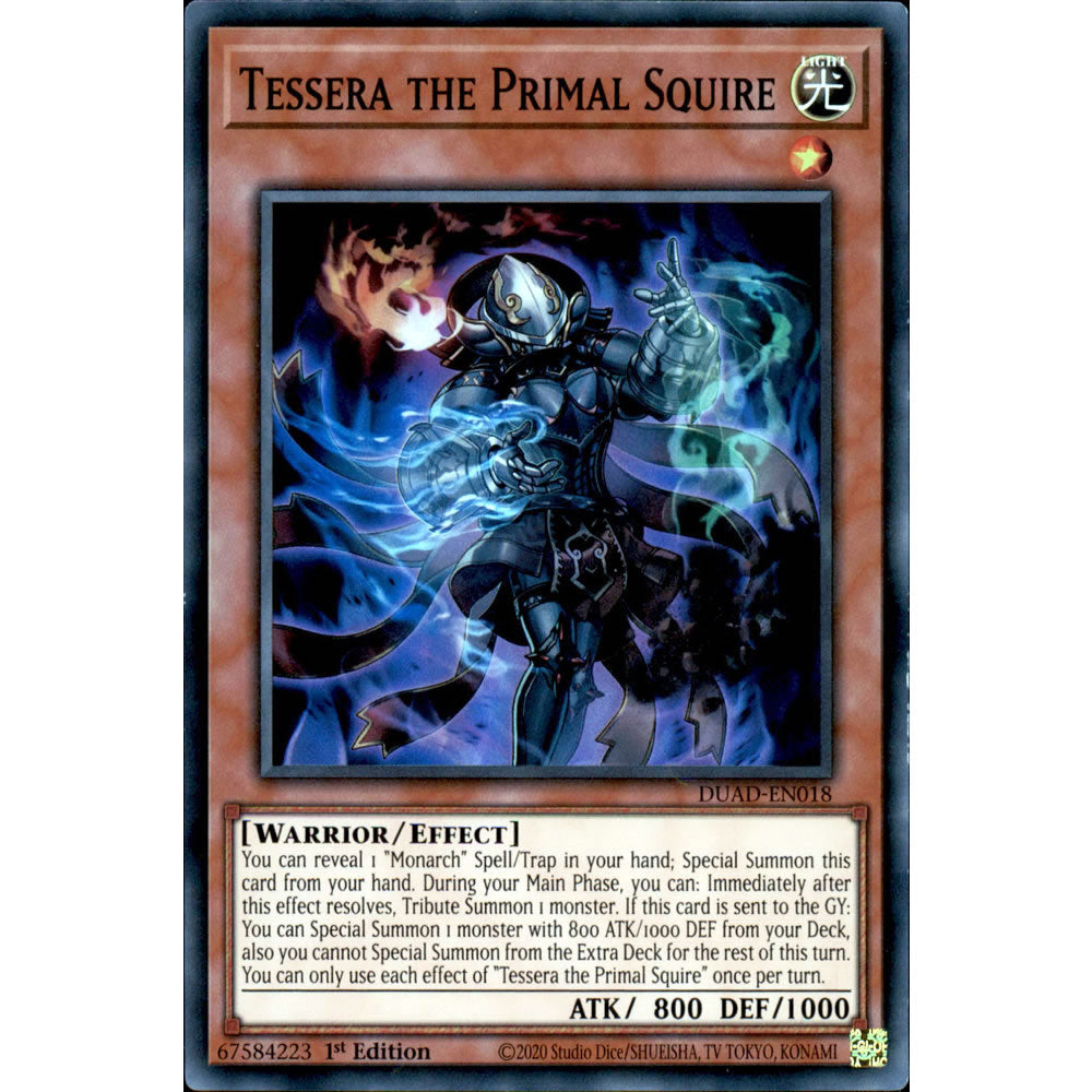 Tessera the Primal Squire DUAD-EN018 Yu-Gi-Oh! Card from the Duelist's Advance Set
