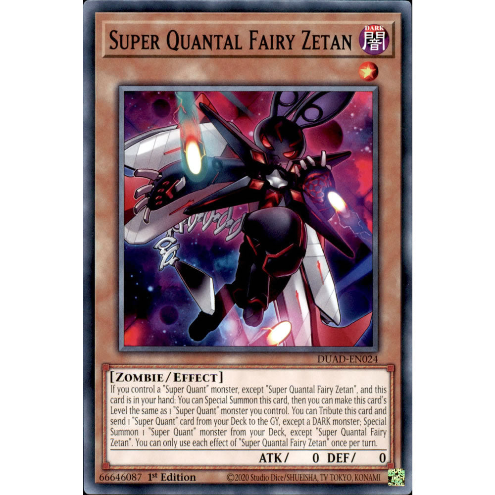 Super Quantal Fairy Zetan DUAD-EN024 Yu-Gi-Oh! Card from the Duelist's Advance Set