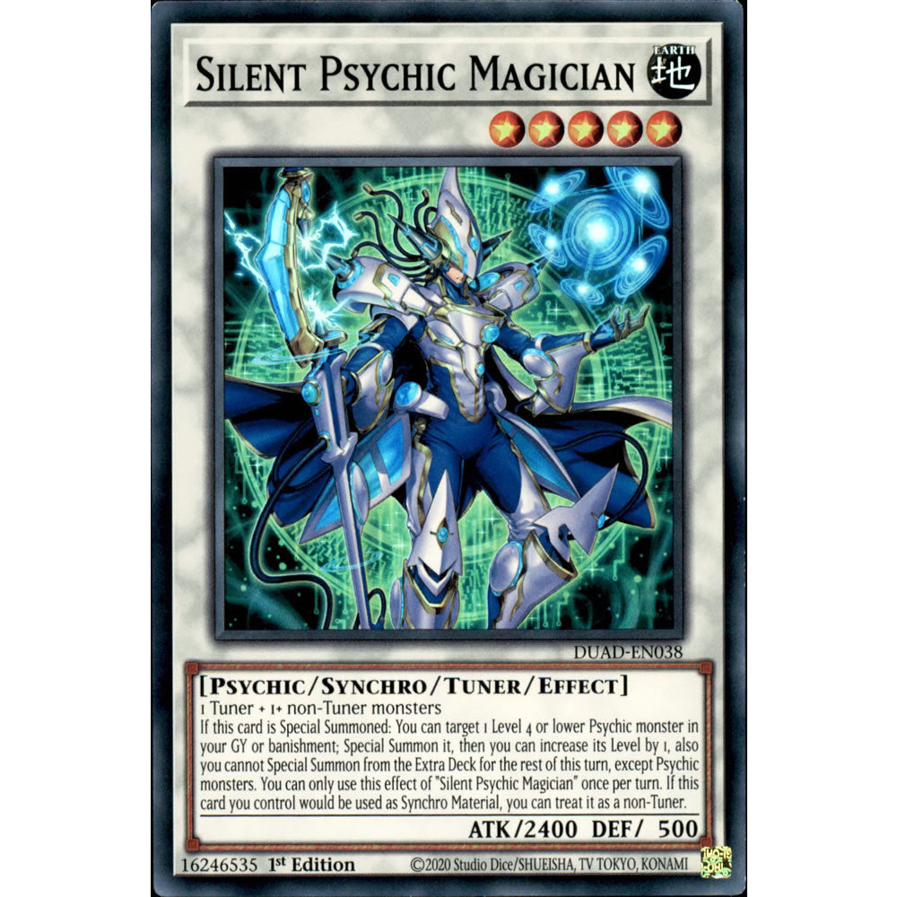 Silent Psychic Magician DUAD-EN038 Yu-Gi-Oh! Card from the Duelist's Advance Set