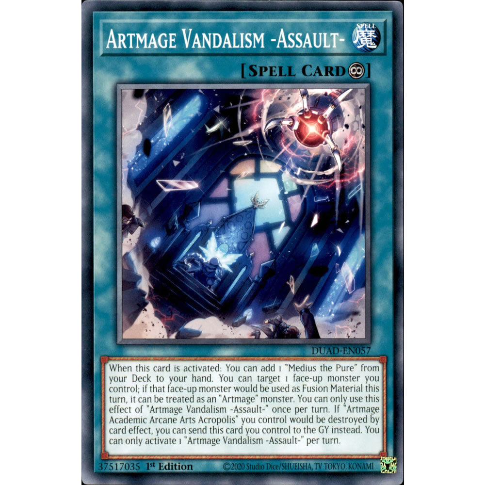 Artmage Vandalism -Assault- DUAD-EN057 Yu-Gi-Oh! Card from the Duelist's Advance Set