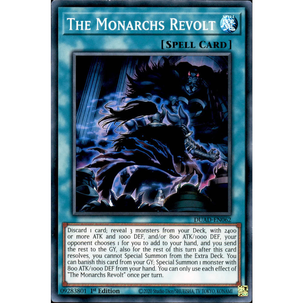 The Monarchs Revolt DUAD-EN062 Yu-Gi-Oh! Card from the Duelist's Advance Set