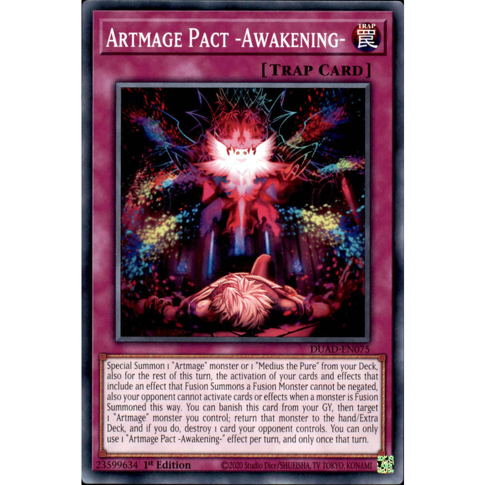 Artmage Pact -Awakening- DUAD-EN075 Yu-Gi-Oh! Card from the Duelist's Advance Set