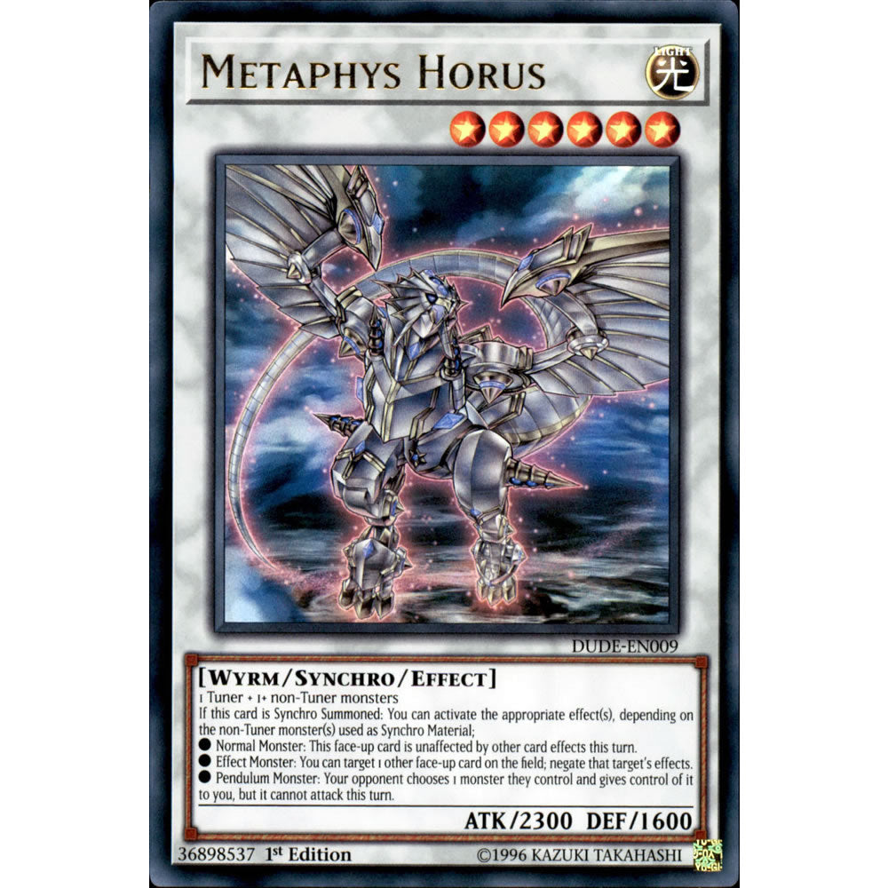 Metaphys Horus DUDE-EN009 Yu-Gi-Oh! Card from the Duel Devastator Set